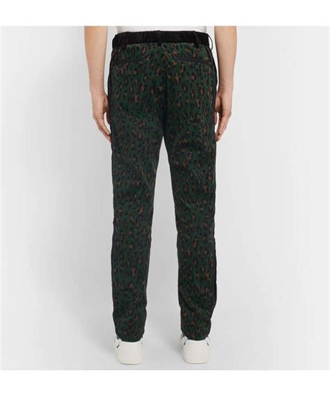 Sacai（サカイ）の「sacai Leopard Print Cotton Corduroy Trousers（その他パンツ）」 Wear