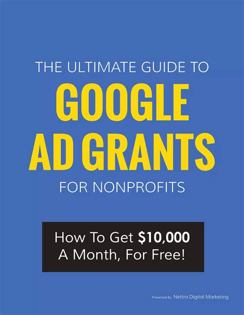 The Ultimate Guide To Google Ad Grants For Nonprofits Pdf