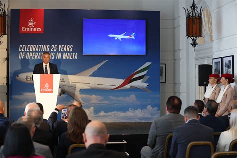 Josanne Cassar Emirates Celebrates Years Of Operations In Malta