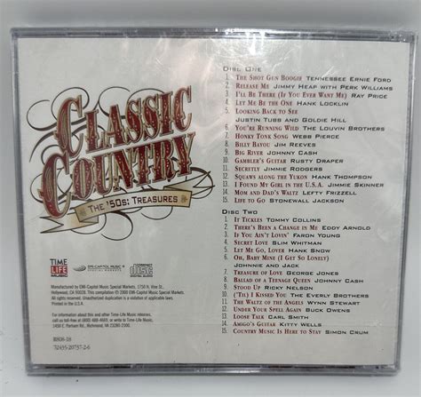 Time Life Classic Country The Nashville Era 1958 1963 Cd 2 Disc 30 Tracks Ebay