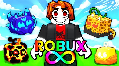 Joguei Blox Fruit Pela Primeira Vez E Ativei O Robux Infinito Para