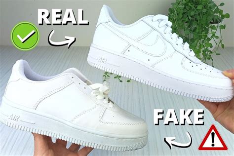 Fake Vs. Real Nike Air Force 1s (10 Differences & PHOTOS) - Wearably Weird