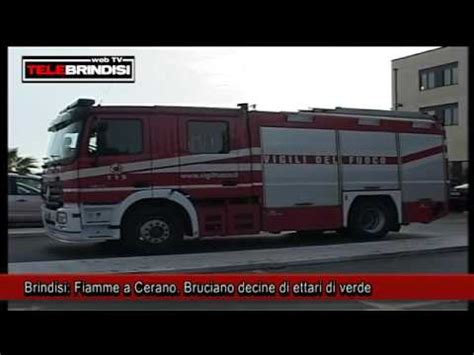 Brindisi Fiamme A Cerano Bruciano Decine Di Ettari Di Verde YouTube