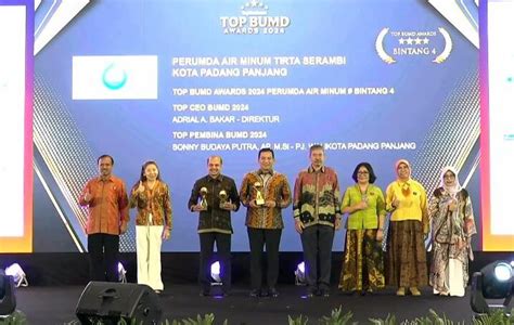 Kota Padang Panjang Raih Berbagai Penghargaan Top Bumd Awards