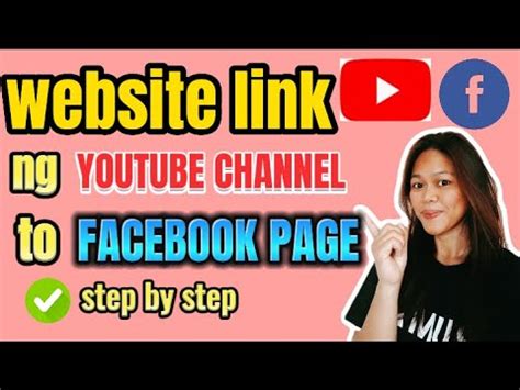 Paano Maglagay Ng Youtube Link Sa Facebook Page Step By Step Full