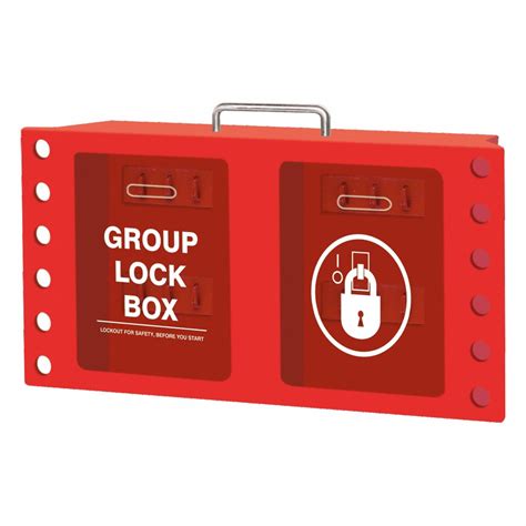 Zing Steel Red Group Lockout Box 808g357388 Grainger