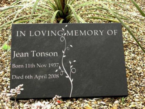 Garden Memorial Stones For Peoples Ashes And Graves Uk