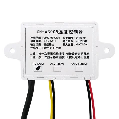 DC 12V XH W3005 LED Digital Humidity Controller Hygrometer Switch