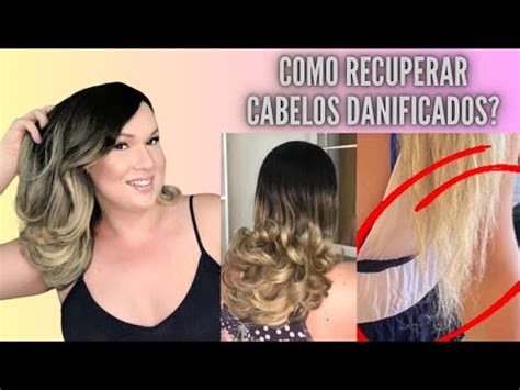 COMO RECUPERAR CABELO ELÁSTICO QUEBRADO DANIFICADO CORTE QUÍMICO YouTube