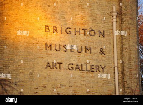 Brighton Museum and Art Gallery exterior wall Stock Photo - Alamy