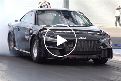 Mira cómo este Audi TT de 1 500 caballos de fuerza rompe un récord mundial