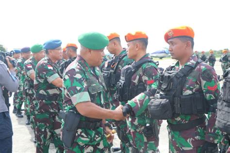 Resmi Dilepas Pangdam Xvii Cenderawasih Apresiasi Satgas Kopasgat Tni