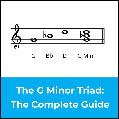 G Minor Triad A Music Theory Guide 🎶🎸🎹