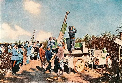 World War Trenches In Color