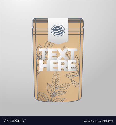 Coffee Packaging Design Template