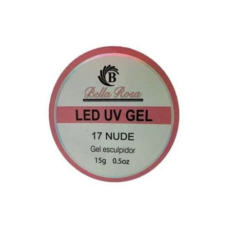 Gel Bella Rosa Led Uv G Nude Para Unhas Acrigel Shopee Brasil