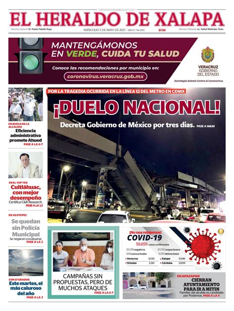 El Heraldo De Xalapa 5 De Mayo De 2021 By Poza Acme Issuu