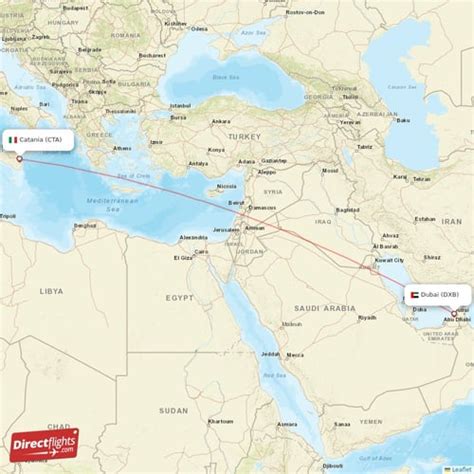 Direct Flights From Catania To Dubai CTA To DXB Non Stop