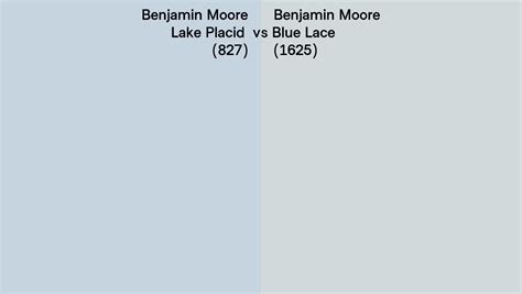 Benjamin Moore Lake Placid Vs Blue Lace Side By Side Comparison