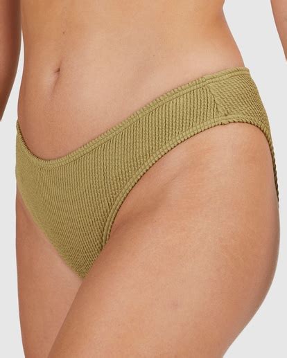 Summer High Bondi Bikini Bottom Olive Saltys Surf Skate