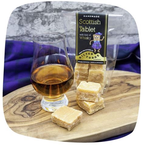 Kilted Fudge Co Scottish Tablet With A Hint Of Whisky Brits R Us