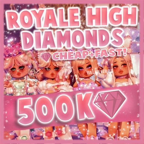 500000 Roblox Royale High Diamonds Etsy