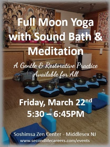 Mar Full Moon Gentle Restorative Yoga With Sound Bath