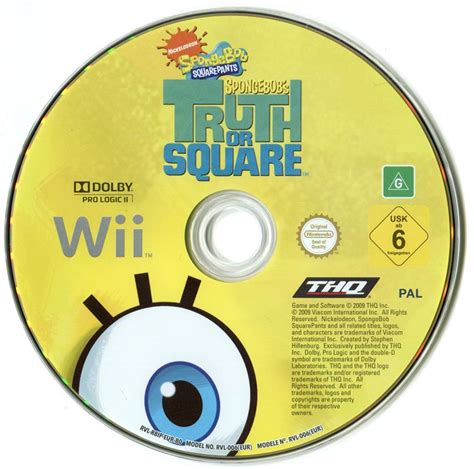 Spongebobs Truth Or Square 2009 Wii Box Cover Art Mobygames