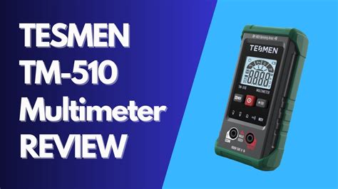 TESMEN TM 510 Digital Multimeter UNBOXING AND REVIEW YouTube