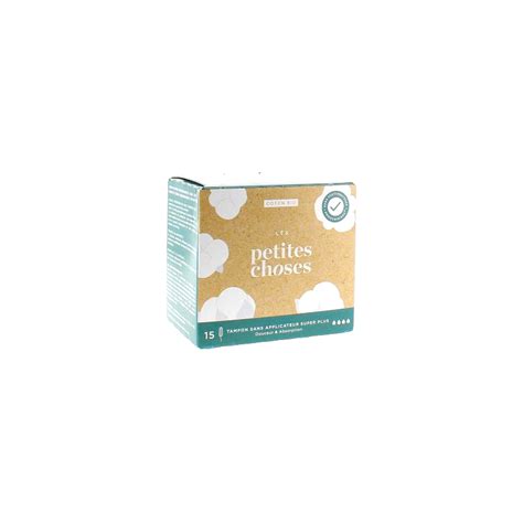 Les Petites Choses Tampons Sans Applicateur Super Plus Coton Bio