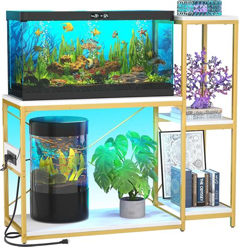 Amazon Hyomdeck Gallon Fish Tank Stand With Power Outlet