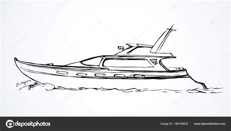 Yacht Dessin Vectoriel Image Vectorielle Par Marinka © Illustration