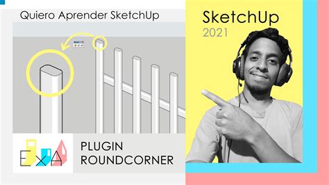 Como Redondear Aristas En Sketchup Youtube