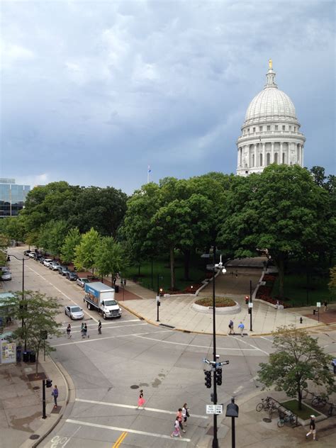 The Capital Square Madison Wisconsin Madison Wisconsin Capitals