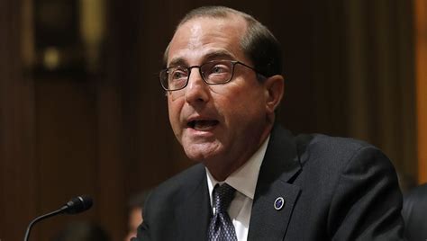Hhs Secretary Alex Azar New Round Of Drug Price Hikes A ‘tipping Point