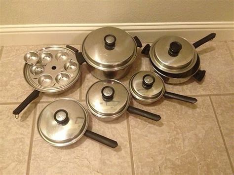 Amway Queen Stainless Steel Cookware 21 Piece Set Made In Usa 415884443