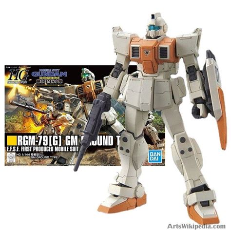 Bandai Genuine Gundam Model Kit Anime Figure Hguc Rgm G Gm Ground