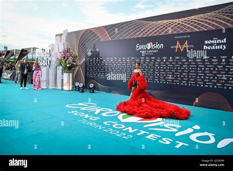 Turin 20220508 Chanel Spain Poses On The Turquoise Carpet During The