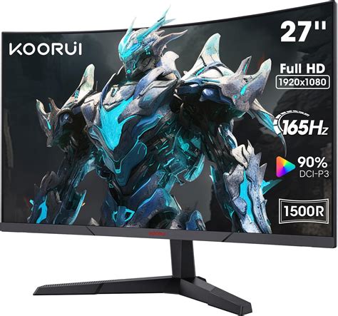 Koorui Inch Gaming Monitor Fhd P Curved Monitor Hz Va Ms