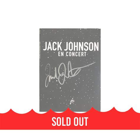 Jack Johnson En Concert Dvd Signed Vintage Goods Jack Johnson