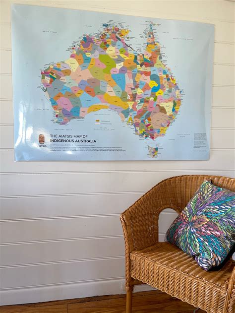 The Aiatsis Map Of Indigenous Australia Laminated Language Map