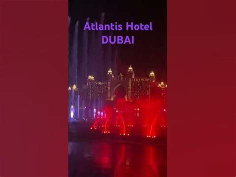Дубай. ОАЭ🇦🇪Atlantis The Palm Dubai⭐️ Поющие фонтаны💕 #dubai #emirates ...