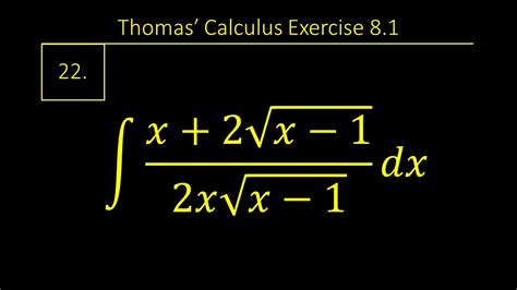 Exercise Question Thomas Calculus Th Edition Chapter