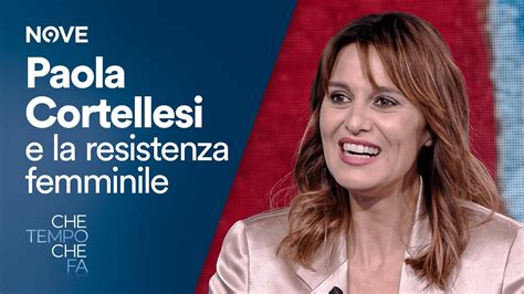 Che Tempo Che Fa Paola Cortellesi Sul Nuovo Film Da Regista E Il