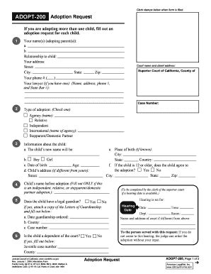 Adopt Adoption Request Free Legal Forms Legalforms Fill And