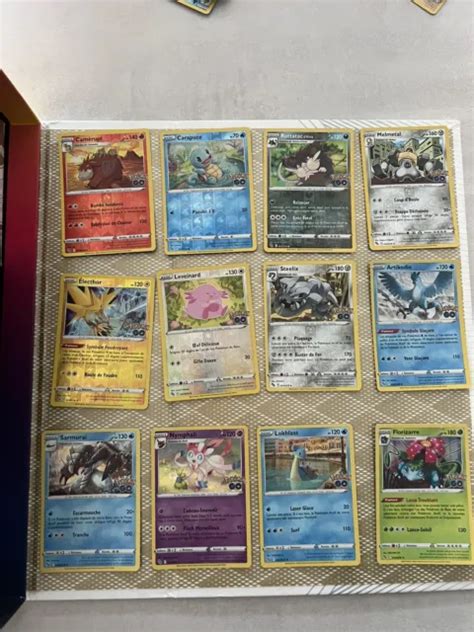 LOT DE 17 Cartes Pokémon Go Reverses Et Holographiques EB10 5 Neuves Fr