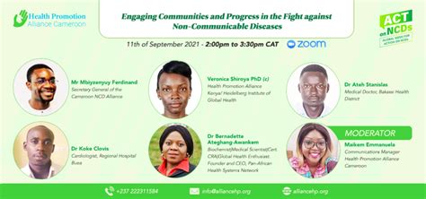 Engaging Communities And Progress In The Fight Against Non Communicable Diseases Health