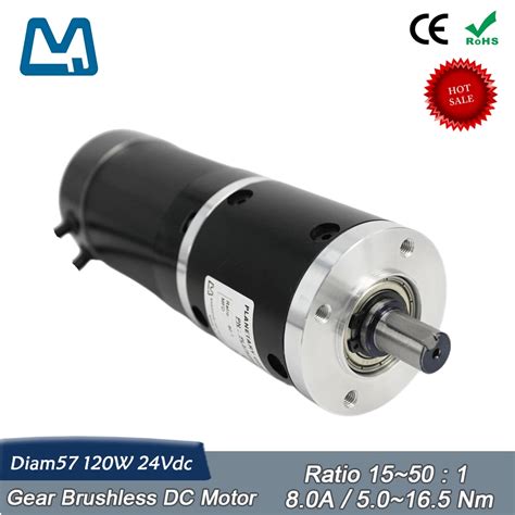 Caixa De Velocidades Planet Ria Sem Escova Nema 23 BLDC 120W 24V