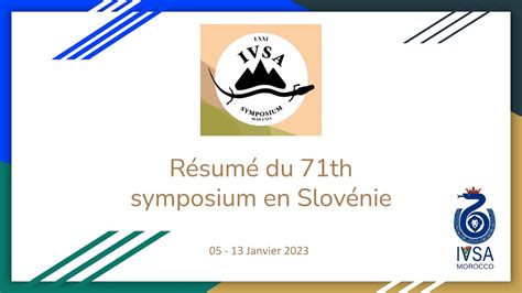 Participation des étudiants de l IAV Hassan II au 71è symposium de l