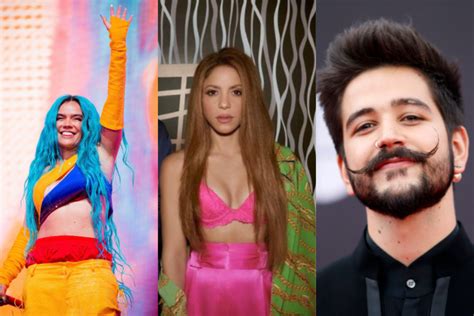 Shakira Karol G Y Camilo Lideran Lista De Artistas Nominados A Los